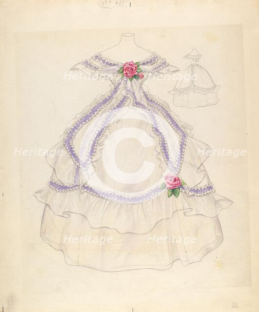 Dress, c. 1937. Creator: Melita Hofmann.