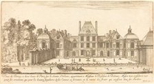 Veue de Berny a deux lieues de Paris sur le chemin d'Orléans, 1651. Creator: Israel Silvestre.