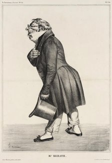 Comte de Kératry, 1833. Creator: Honore Daumier.