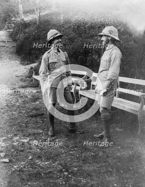 British soldiers, Chakrata, India, 1917. Artist: Unknown