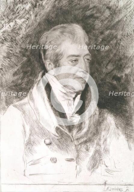 Self Portrait of Alexander Nasmyth, (c1780s), c1820s. Creator: Andrew Geddes.