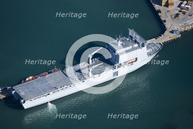 Royal Fleet Auxiliary 'Lyme Bay' (L3007), 2007. Artist: Historic England Staff Photographer.