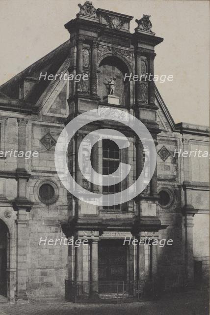 Portico of the Château dAnet, now at the École des Beaux-Arts, Paris, 1851. Creator: Charles Marville (French, 1816-1879).