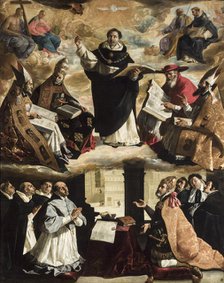 The Apotheosis of Saint Thomas Aquinas, ca 1631. Creator: Zurbarán, Francisco, de (1598-1664).