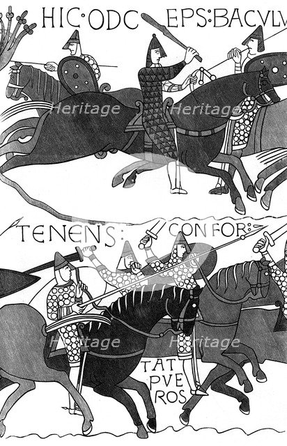 Knights of Duc Guillaume, c1070 (1849). Artist: Unknown