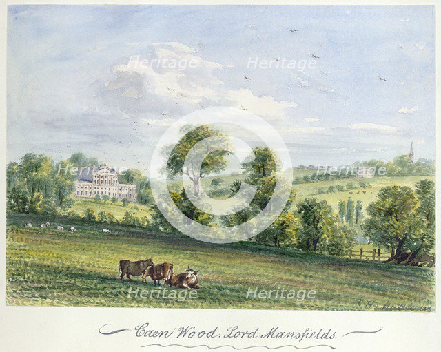 Kenwood, House, Hampstead, London, 1850. Artist: CH Matthews.