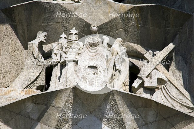 The Sagrada Familia Temple, Barcelona, Spain, 2007. Artist: Samuel Magal