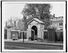 McKean or Porcelain Gate, Harvard University, Mass., between 1900 and 1906. Creator: Unknown.