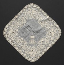 Handkerchief, early 1800s. Creator: Unknown.