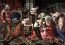 'The Nativity of John the Baptist', 1550.  Artist: Jacopo Tintoretto