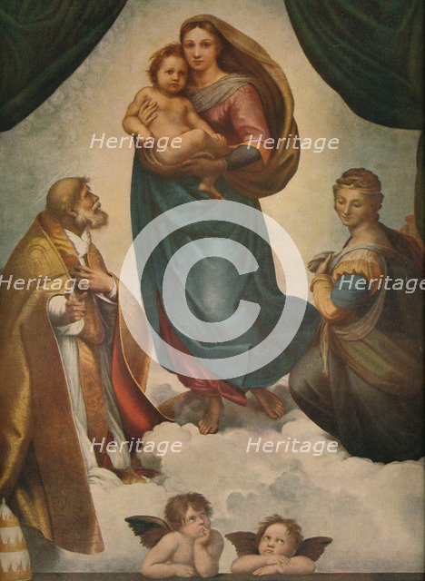 'The Sistine Madonna', 1512, (1911). Artist: Raphael.