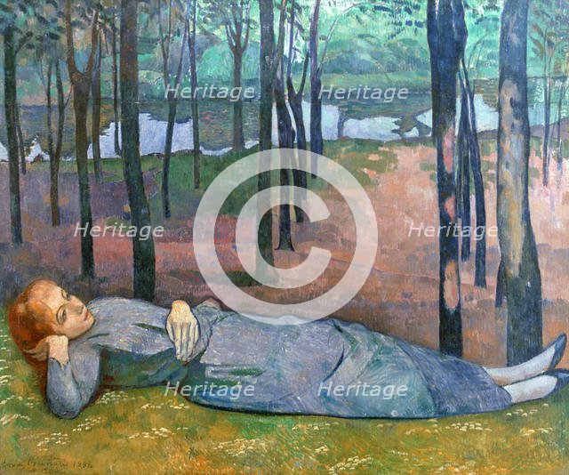 'Madeleine in the Bois d'Amour', 1888. Artist: Emile Bernard