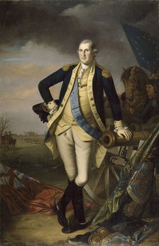 George Washington after the Battle of Princeton on January 3, 1777. Artist: Peale, Charles Willson (1741-1827)