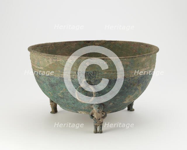 Vessel (tui) and stand, Han dynasty, 3rd-2nd century BCE. Creator: Unknown.