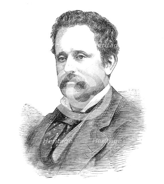 The late Mr. C. Robinson, artist, 1881. Creator: Unknown.