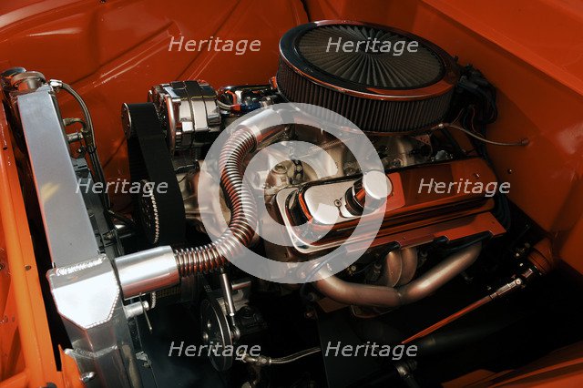 Chevrolet Model 3A Truck 1957. Artist: Simon Clay.