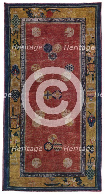 'Woollen Rug. Northern China', 1927. Artist: Unknown.