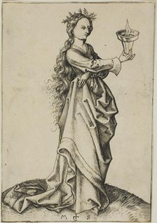 The Third Wise Virgin, n.d. Creator: Martin Schongauer.