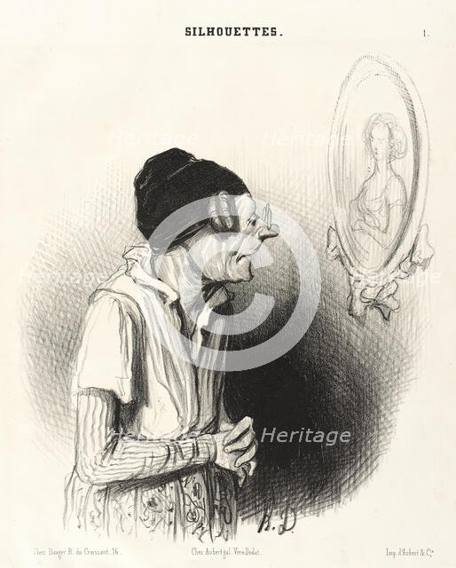 Combien je regrette..., 1840. Creator: Honore Daumier.