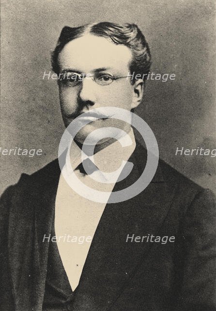 Portrait of the writer and composer Karl August Hermann (1851-1909). Creator: Anonymous.