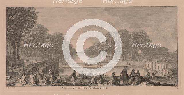 The Canal at Fontainebleau. Creator: Jacques Rigaud (French, 1681-1754).