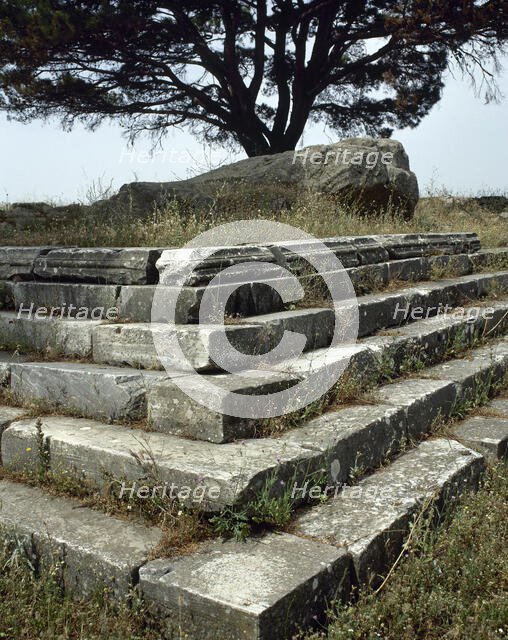 Basement of the Pergamon Zeus Altar, Turkey, 2nd century BC (1999). Creator: Unknown.