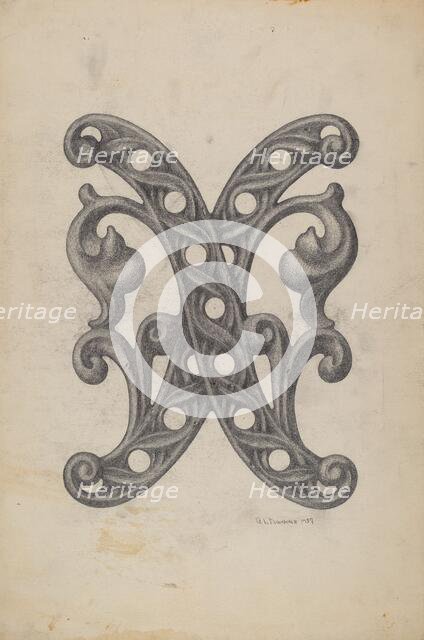 Gate, 1937. Creator: Austin L. Davison.