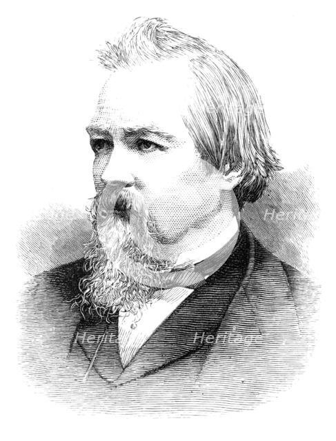 Mr. John Marshall, F.R.S., new President of the Royal College of Surgeons, 1883. Creator: Unknown.