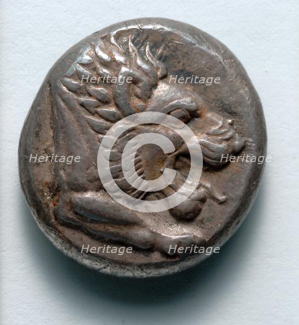 Drachm, 550-500 BC. Creator: Unknown.