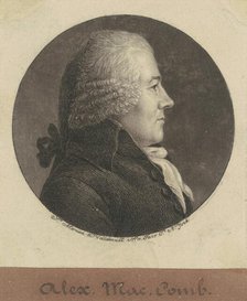 Alexander Macomb, 1796-1797. Creator: Charles Balthazar Julien Févret de Saint-Mémin.