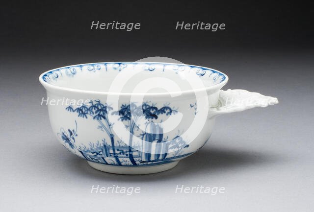 Porringer, Worcester, c. 1755. Creator: Royal Worcester.