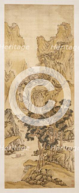 The Peach Blossom Spring, 1650. Creator: Liu Du (Chinese, active c. 1628-after 1653).