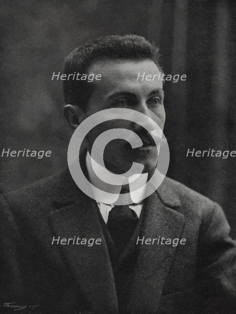 Jaume Bofill i Matas (Olot, 1878-Barcelona, 1933), Catalan poet known as Guerau de Liost, winner …