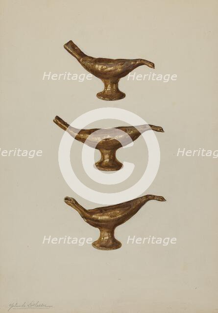 Pa. German Whistle, c. 1939. Creator: Yolande Delasser.