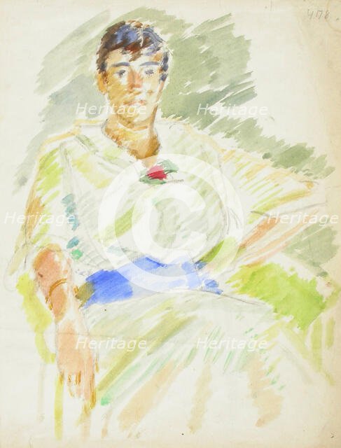 Sketch for a Portrait, c1910s. Creator: Verner Thome.