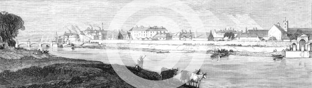 Sketches from Ireland: barracks and ancient castle of Athlone, 1870. Creator: Unknown.
