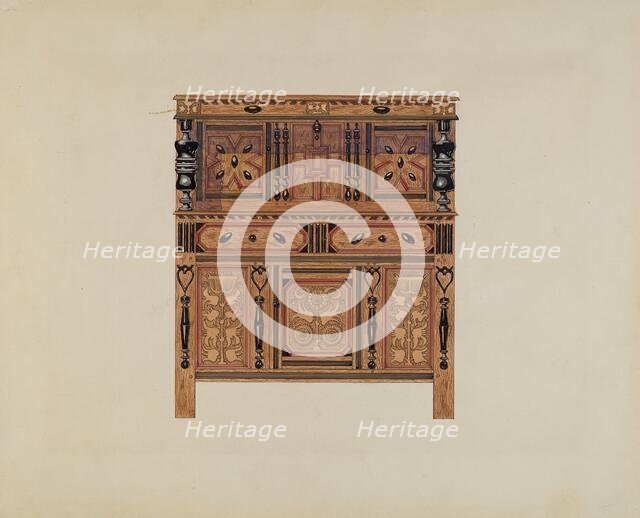 Hartford Cupboard, c. 1936. Creator: Martin Partyka.