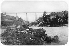 'Railway Bridge Over The Malleco River, Arucania', 1911. Artist: Unknown.