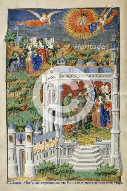 Legend of the Fleurs de Lys, 1414-23. Creator: Master of the Munich Golden Legend.