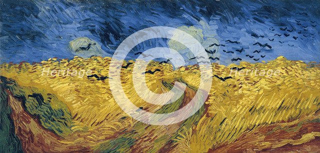 Wheatfield with Crows. Artist: Gogh, Vincent, van (1853-1890)