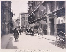 Wood Street, London, 1920. Artist: Anon