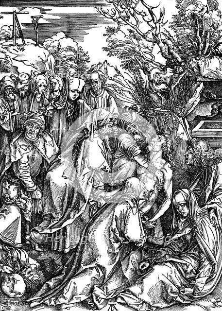 'The Entombment', c1497-c1500.   Artist: Albrecht Dürer