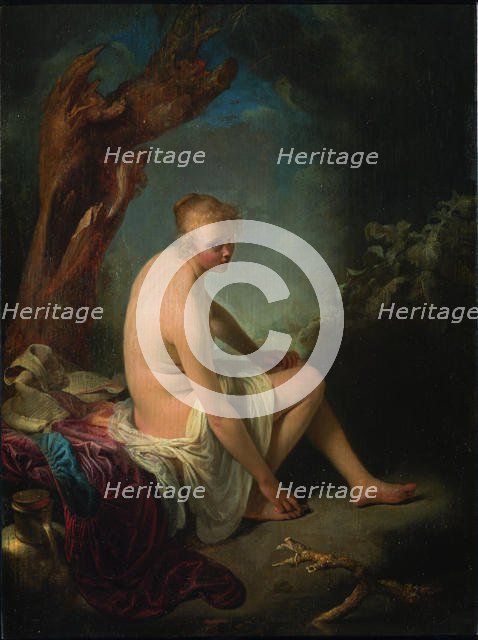 Bather, ca 1662-1665. Creator: Dou, Gerard (Gerrit) (1613-1675).