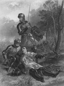 'The Death of the Earl of Warwick (King Henry VI)', c1870. Artist: T Brown.