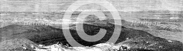 View of Auckland, from the crater of Mount Eden..., 1862. Creator: Unknown.