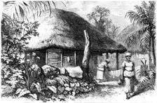 Native habitation, Santo Domingo, 1873. Artist: Unknown