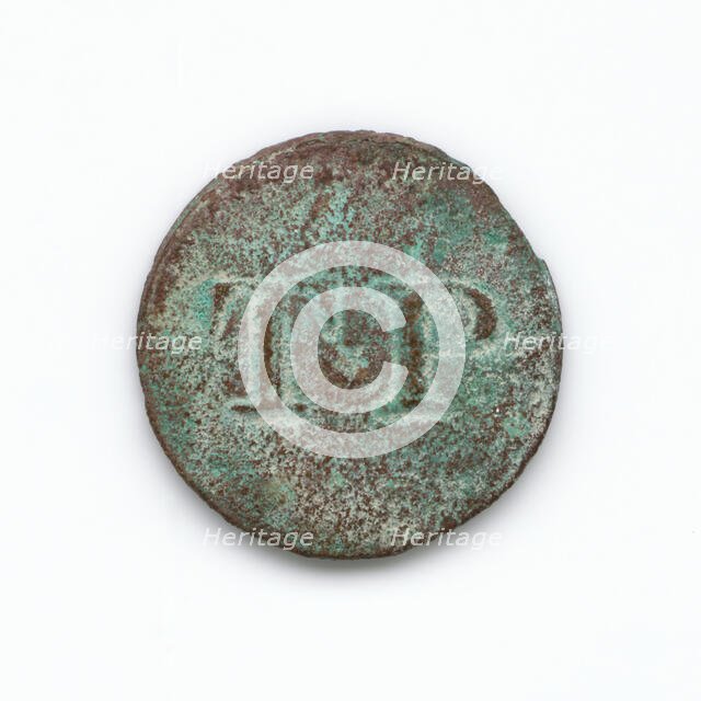Identification button used by Thomas Porter II, ca. 1820. Creator: Unknown.