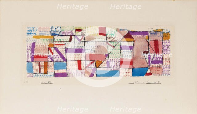 Côte de Provence 5, 1927. Creator: Klee, Paul (1879-1940).