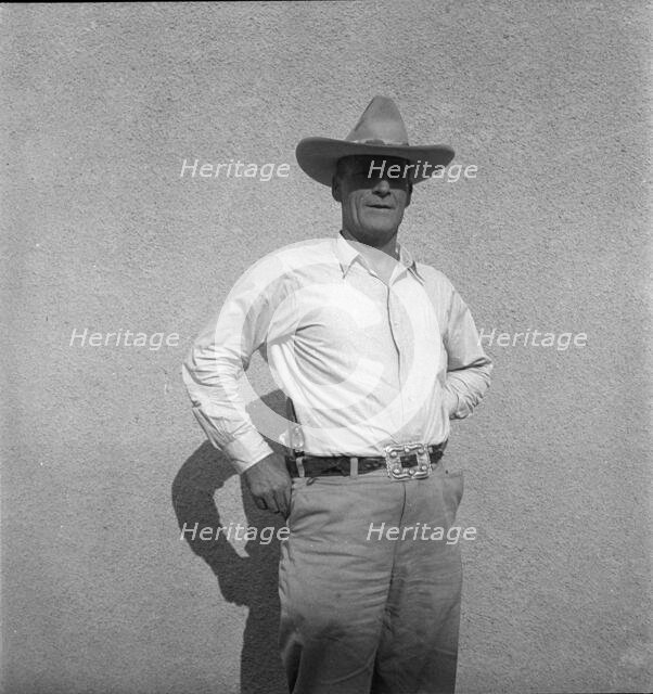 Small town sheriff, Duncan, Arizona, 1936. Creator: Dorothea Lange.