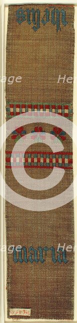 Textile Band, German, 15th century. Creator: Unknown.